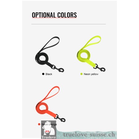 Laisse pour chien PVC Truelove KARELI - TLL3211 | TrueLove Suisse