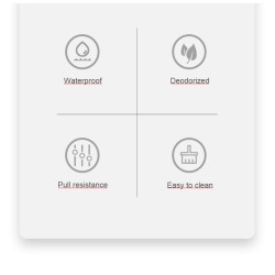 Laisse pour chien PVC Truelove KARELI - TLL3211 | TrueLove Suisse