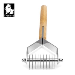 Brosse chien poils morts bambou - TLK25131 | TrueLove Suisse